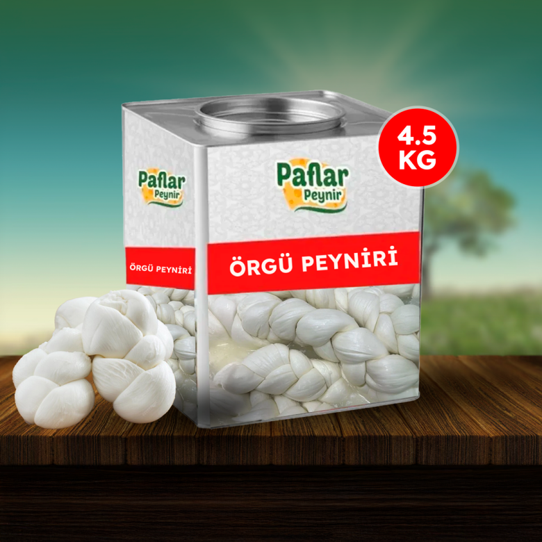 Örgü Peynir 4.5 KG (Teneke)