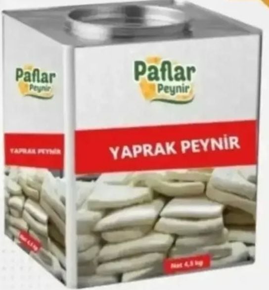 Siverek Yöresel Yaprak Peynir 4.5 KG (Teneke)