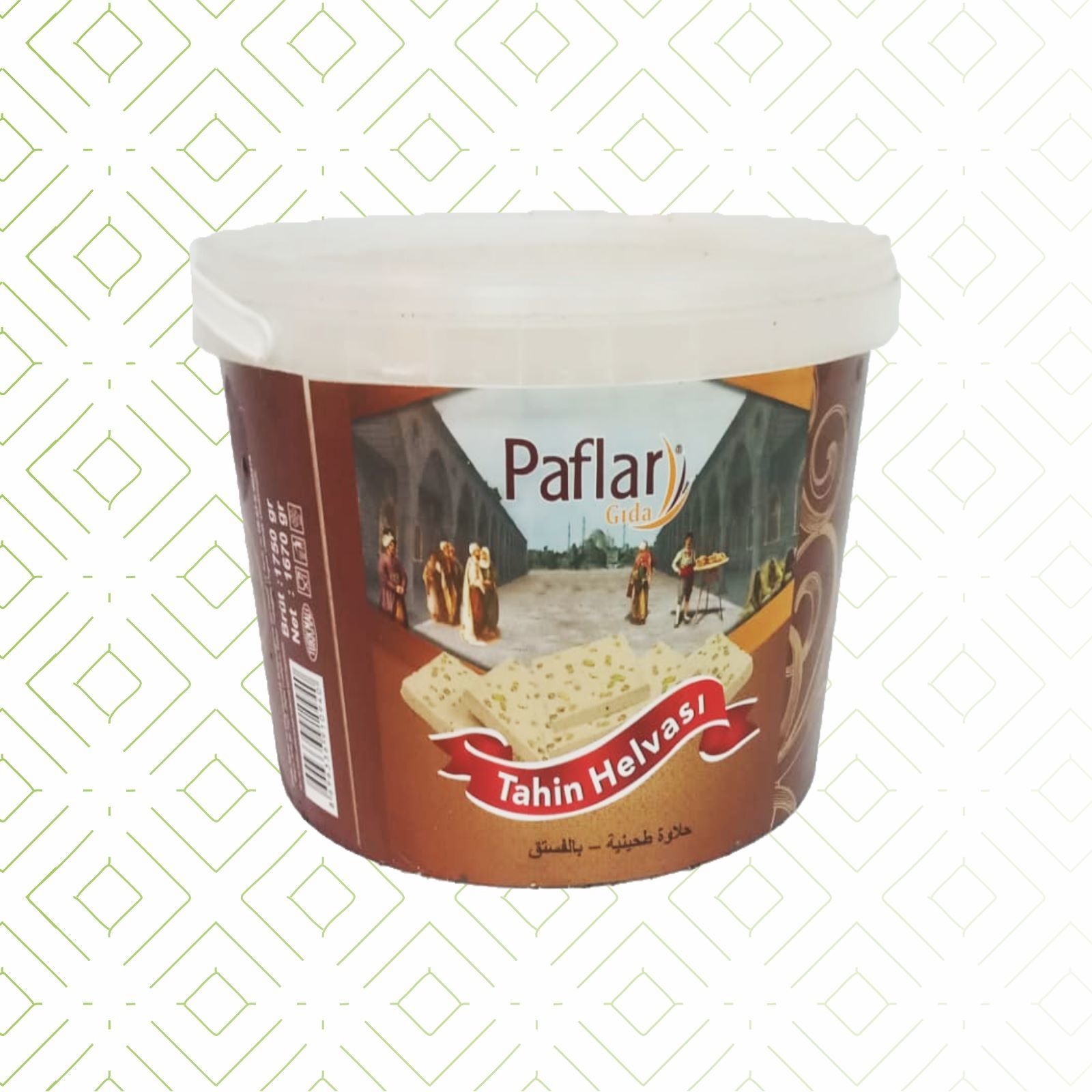 Sade Tahin Helvası 1670 Gr Kova
