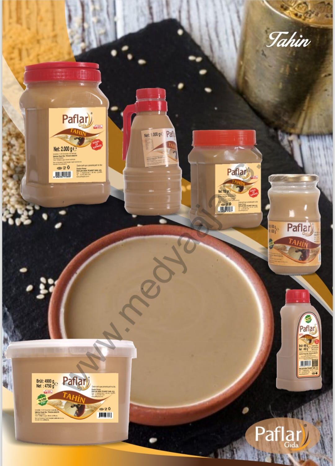 Paflar Tahin 1000 Gr