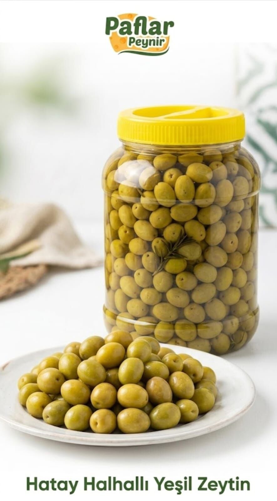 Hatay Yöresel Halhalı Zeytin 3 Kg (Bidon)