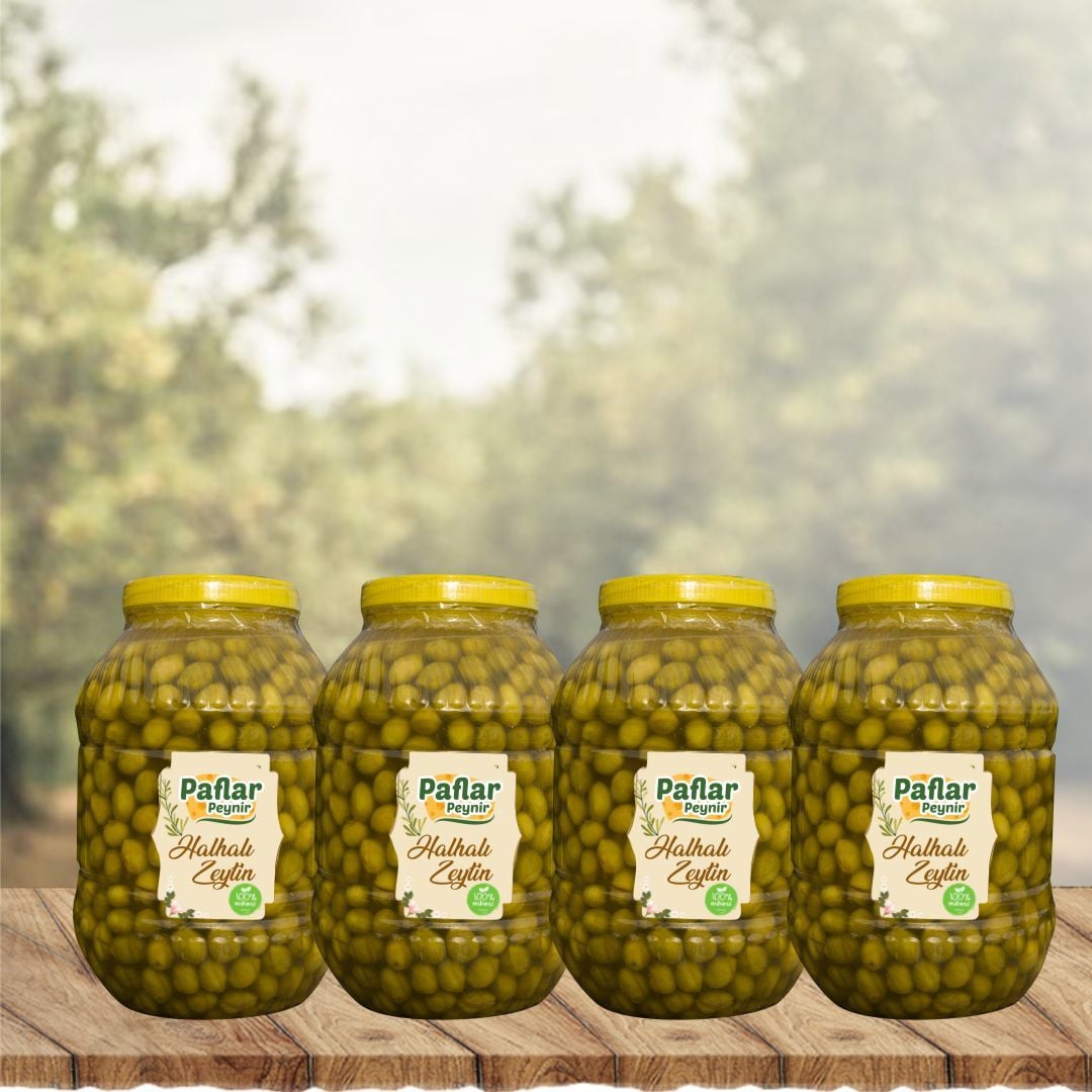 Halhalı Zeytin Çekirdeksiz 3 KG NET