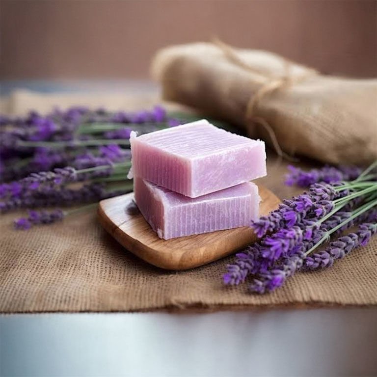 Doğal Kabak Lifli Lavanta Sabun