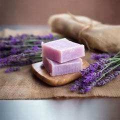 Doğal Kabak Lifli Lavanta Sabun
