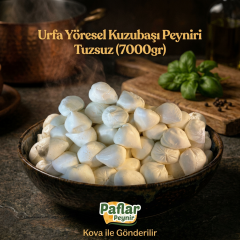 Urfa Yöresel Tuzsuz Kuzubaşı İnek Peyniri | 1kg - 2kg - 3kg