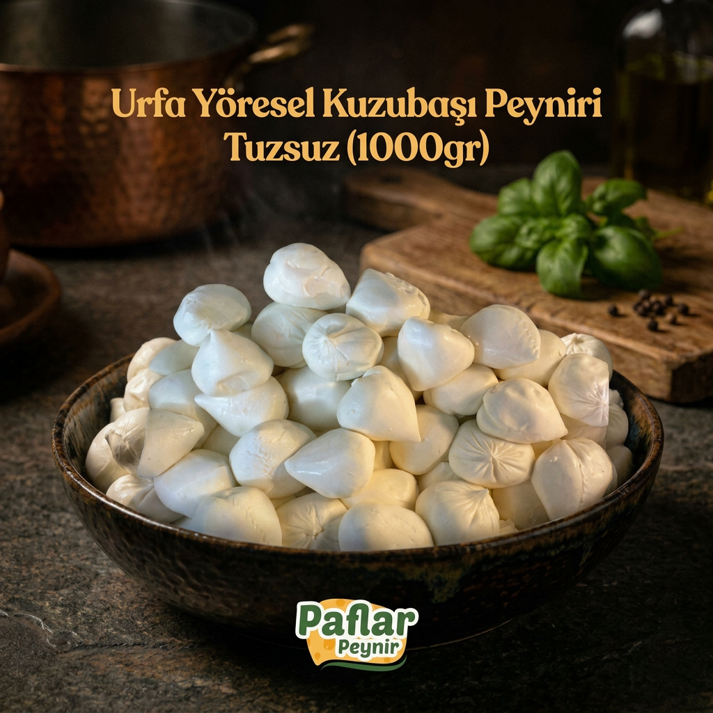 Urfa Yöresel Tuzsuz Kuzubaşı Peyniri | 1kg - 7kg - 12kg