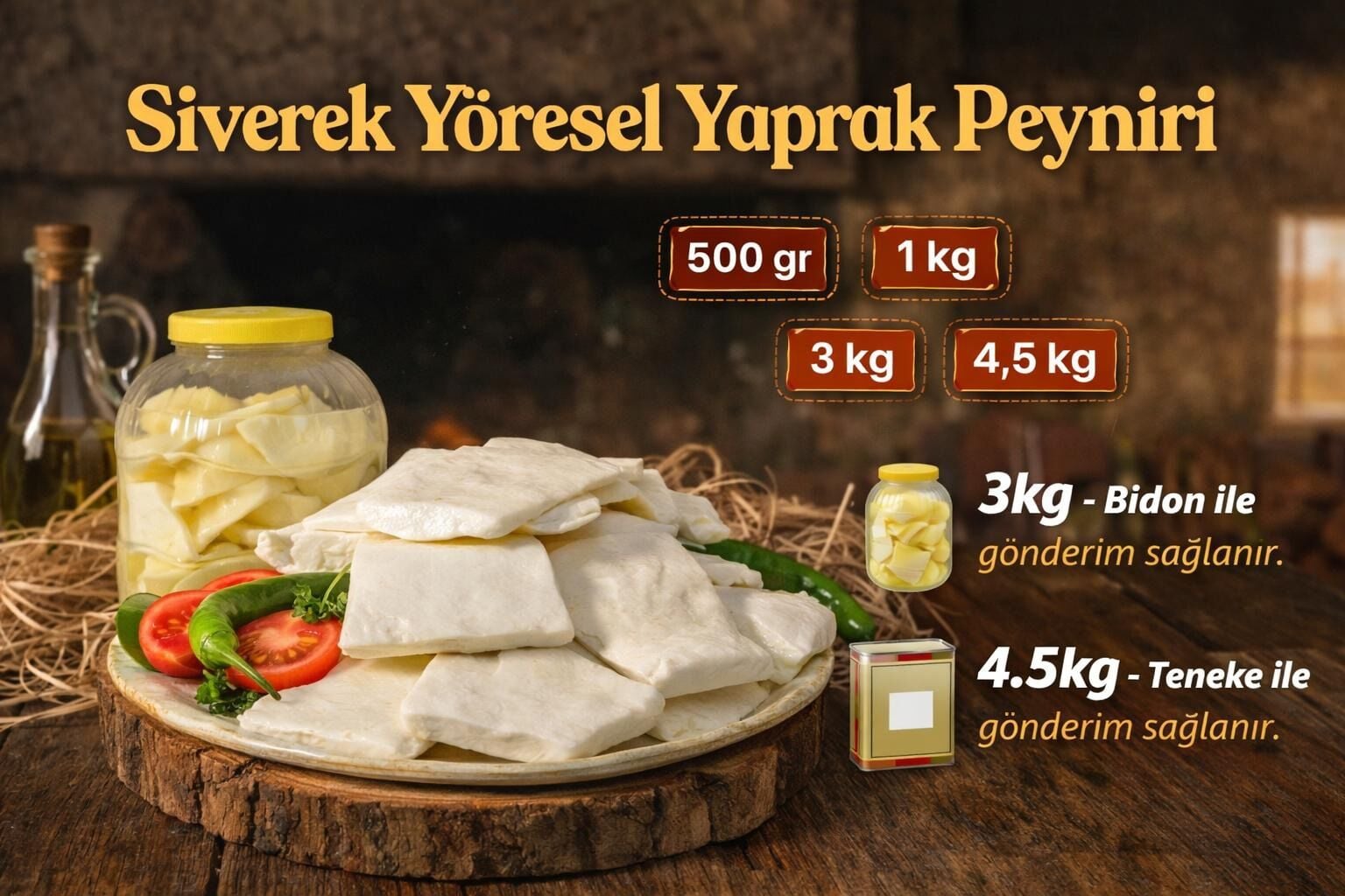 Siverek Yöresel Yaprak Peynir