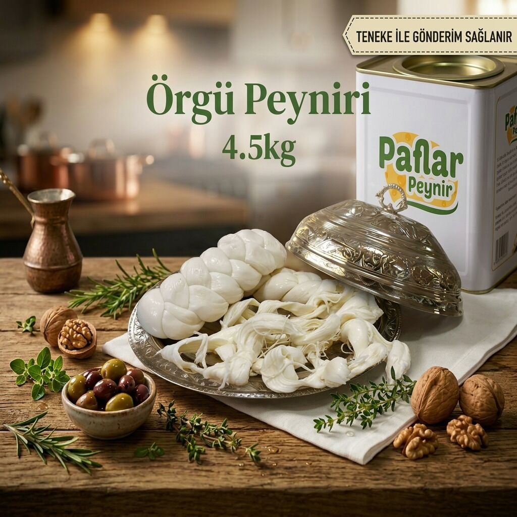 Örgü Peyniri 500gr - 1kg vakumlu - 3kg petle- 4,5kg teneke
