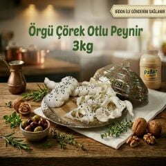 Örgü Çörek Otlu Peynir | 3kg - 4,5kg