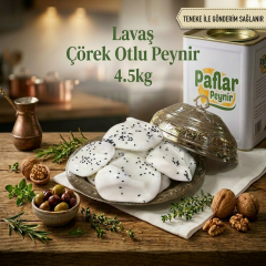 Lavaş Çörek Otlu Peynir 500gr ve 1 kg vakumlu -3kg petle - 4,5kg teneke