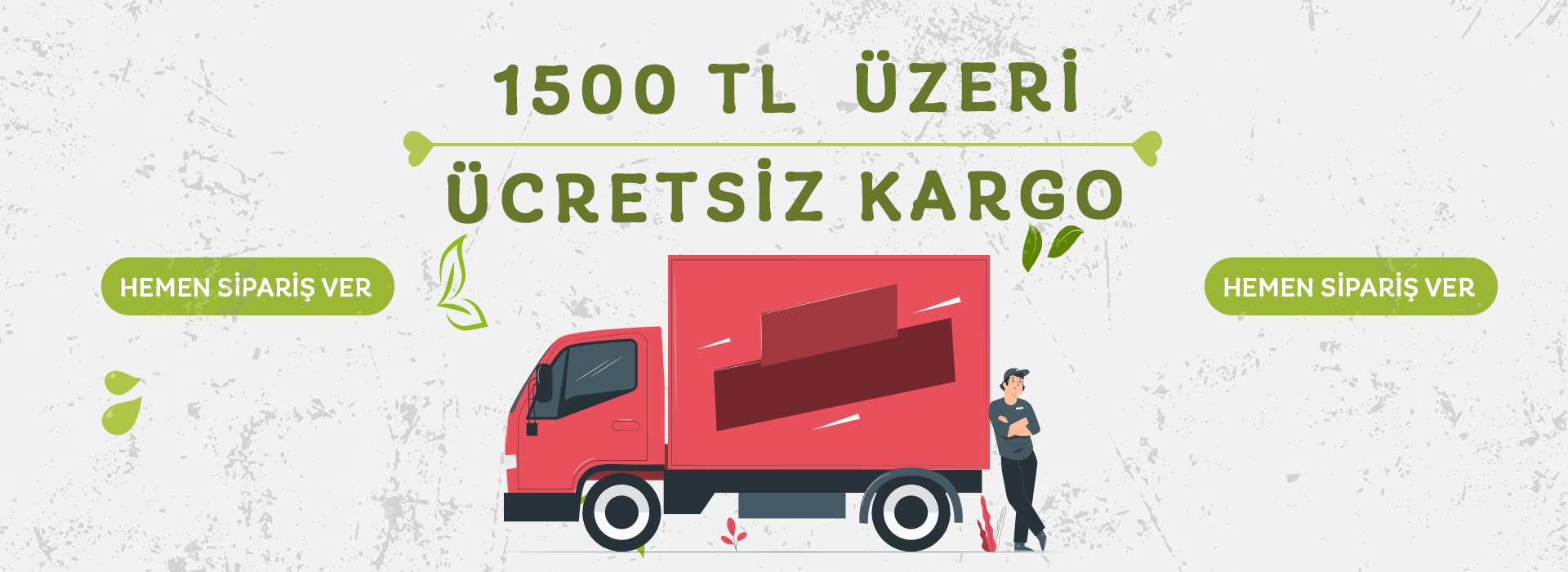 1500 TL Üzeri Ücretsiz Kargo