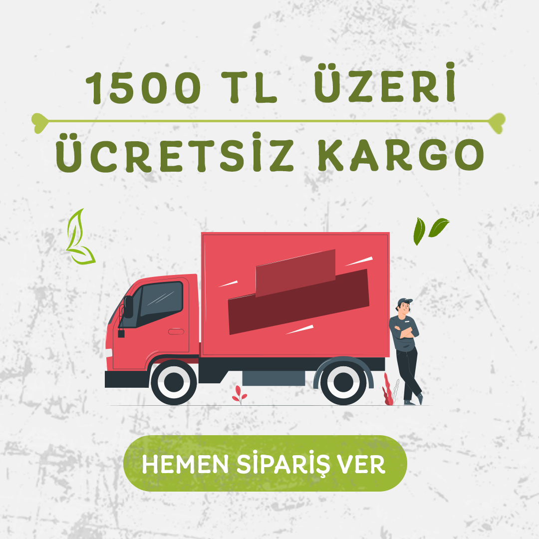 1500 TL Üzeri Ücretsiz Kargo